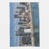 Pittsburgh Skyline Theedoek (Verticaal)