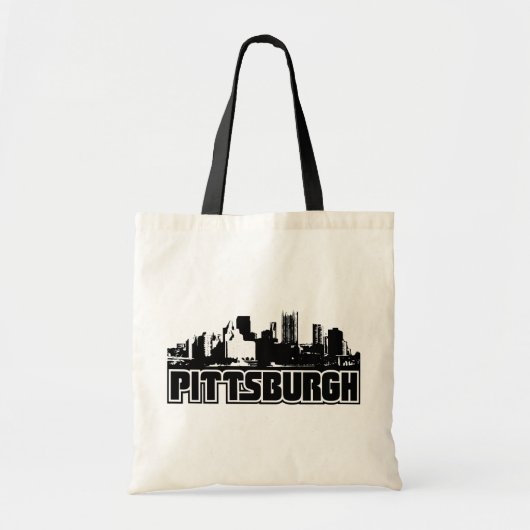 Pittsburgh Skyline Tote Bag (Voorkant)