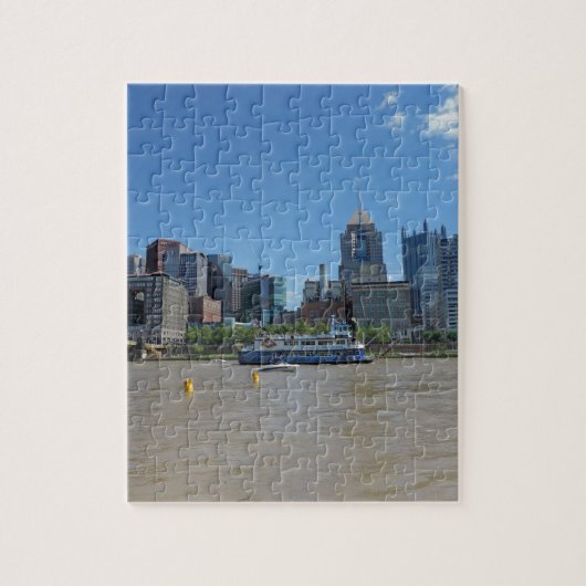 Pittsburgh skyline van het PNC Park Legpuzzel (Verticaal)