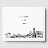 Pittsburgh Skyline Wedding Gastenboek (Achterkant)