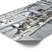 Pittsburgh Skyline Wedline Welkomstteken Poster (Hoek)