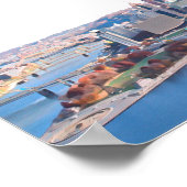 Pittsburgh Skyline Wedline Welkomstteken Poster (Hoek)