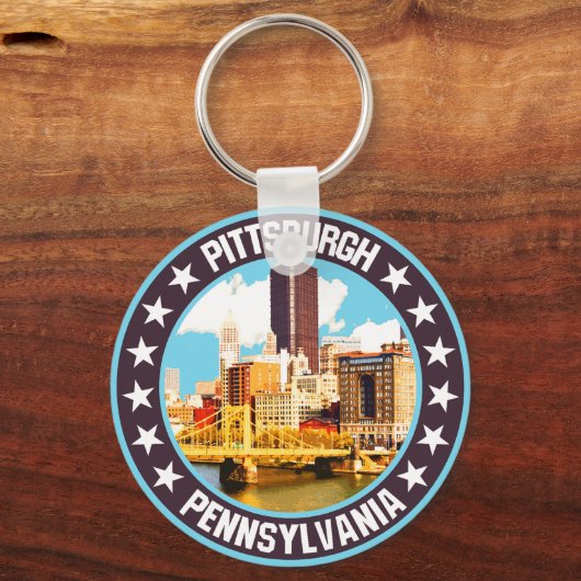 Pittsburgh Sleutelhanger (Voorkant)