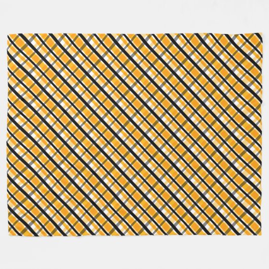 Pittsburgh-sport - Geel Gold Black - Speld Fleece Deken (Voorkant (Horizontaal))