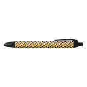 Pittsburgh-sport - Geel Gold Black - Speld Zwarte Inkt Pen (Bovenkant)