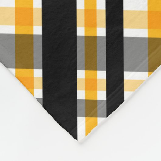Pittsburgh-sport voor zwart geel goud fleece deken (Hoek)