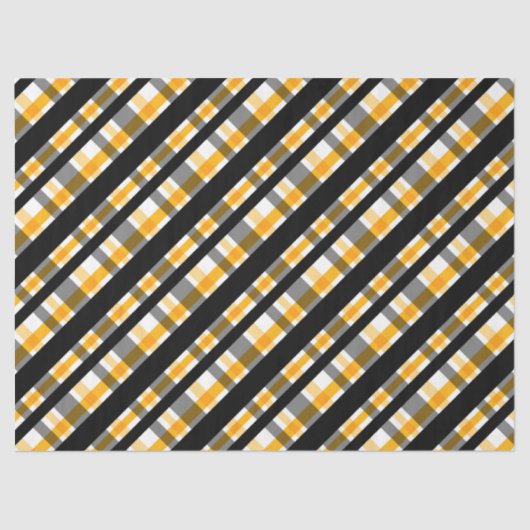 Pittsburgh-sport voor zwart geel goud tissuepapier (Voorkant)