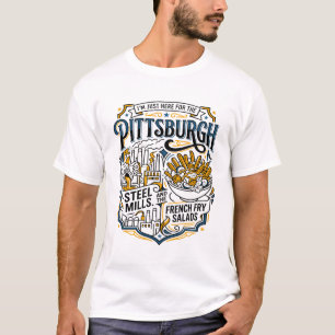 Pittsburgh Staalfabrieken En Franse Frites Salades T-shirt