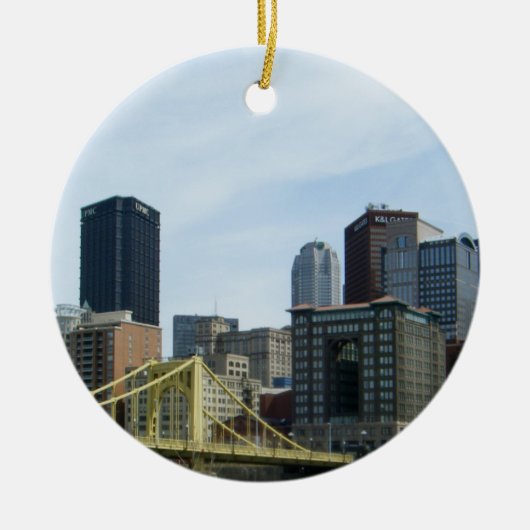 Pittsburgh stad bruggen ornament (Voorkant)