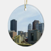 Pittsburgh stad bruggen ornament (Links)