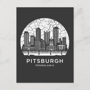 Pittsburgh Stad Pennsylvania Briefkaart
