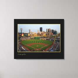 Pittsburgh Stadium Foto Canvas Afdruk