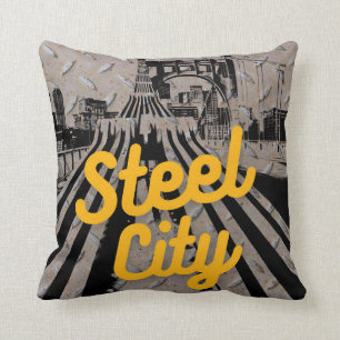 Pittsburgh Steel City Bridge Skyline Pennsylvania Kussen