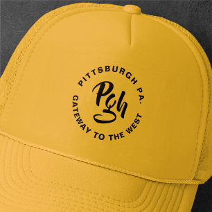 Pittsburgh Steel City Burgh  Trucker Hat Pet
