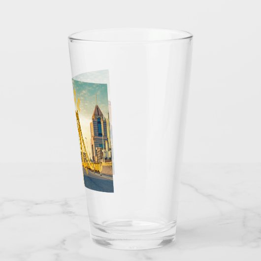 Pittsburgh Steel City Skyline 412 Pennsylvania Can Glas (Links)