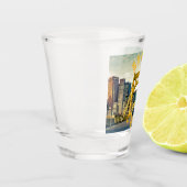 Pittsburgh Steel City Skyline 412 Pennsylvania Can Shot Glas (Links)