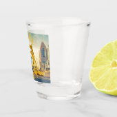 Pittsburgh Steel City Skyline 412 Pennsylvania Can Shot Glas (Rechts)