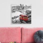 Pittsburgh Steel City Skyline inline Fotografie Canvas Afdruk (Insitu (Woonkamer))