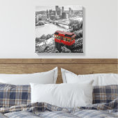 Pittsburgh Steel City Skyline inline Fotografie Canvas Afdruk (Insitu (Slaapkamer))
