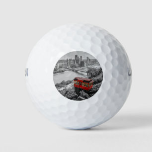 Pittsburgh Steel City Skyline inline Fotografie Golfballen