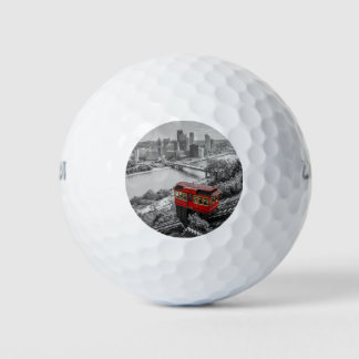 Pittsburgh Steel City Skyline inline Fotografie Golfballen