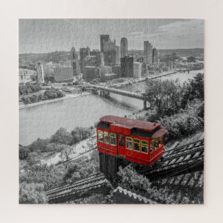 Pittsburgh Steel City Skyline inline Fotografie Legpuzzel