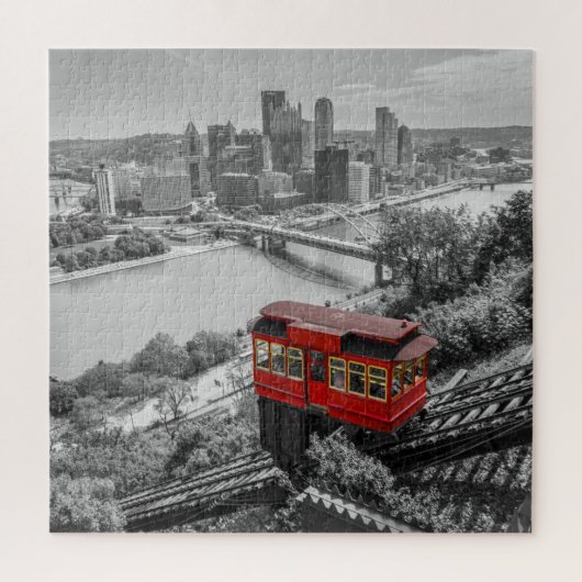 Pittsburgh Steel City Skyline inline Fotografie Legpuzzel (Verticaal)
