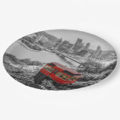 Pittsburgh Steel City Skyline inline Fotografie  Papieren Bordje (Gekanteld)