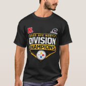 Pittsburgh Steelers 2025 AFC North Champions T-shirt (Voorkant)
