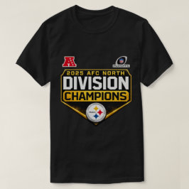 Pittsburgh Steelers 2025 AFC North Kampioen T-shirt