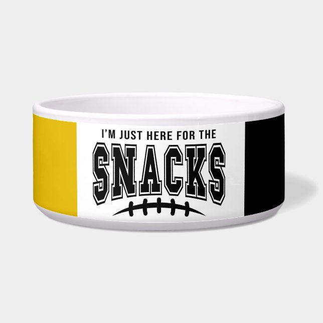 Pittsburgh Steelers hier voor de snacks huisdier Voerbakje (Voorkant)
