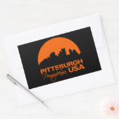 PITTSBURGH-stickers - aanpasbaar Rechthoekige Sticker (Envelop)