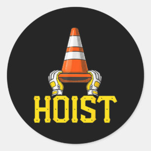 Pittsburgh Til de Verkeerskegel Ronde Sticker