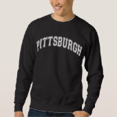PITTSBURGH Universiteit-Style Amerika College Trui (Voorkant)