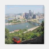 Pittsburgh van Mt Washington Magneet (Voorkant)