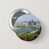 Pittsburgh van Mt Washington Ronde Button 5,7 Cm (Voorkant /achterkant)