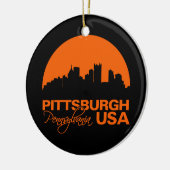 PITTSBURGH-versiering - aanpasbaar Keramisch Ornament (Links)