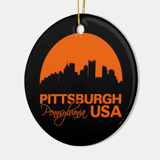 PITTSBURGH-versiering - aanpasbaar Keramisch Ornament (Links)