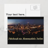 Pittsburgh via Monongahela Briefkaart (Voorkant / Achterkant)