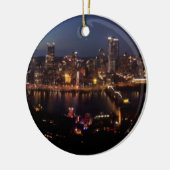Pittsburgh via Monongahela Keramisch Ornament (Links)