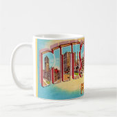 Pittsburgh Vintage Ansichtkaart Mok (Links)