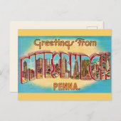 Pittsburgh Vintage Wenskaart Briefkaart (Voorkant / Achterkant)