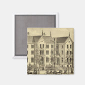 Pittsburgh Vrouw College Pittsburgh Magneet (Voorkant / Achterkant)