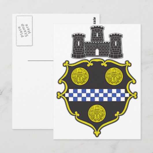 Pittsburgh wapenschild briefkaart (Voorkant / Achterkant)