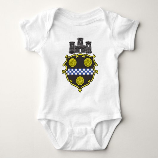 Pittsburgh wapenschild romper (Voorkant)