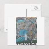 Pittsburgh Wc Briefkaart (Voorkant / Achterkant)