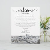 Pittsburgh Weddenweek Welkomstreisroute (Staand voorkant)