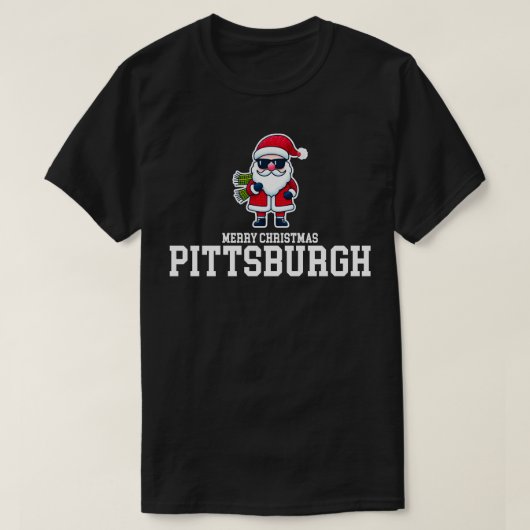 Pittsburgh Xmas T-shirt (Design voorkant)