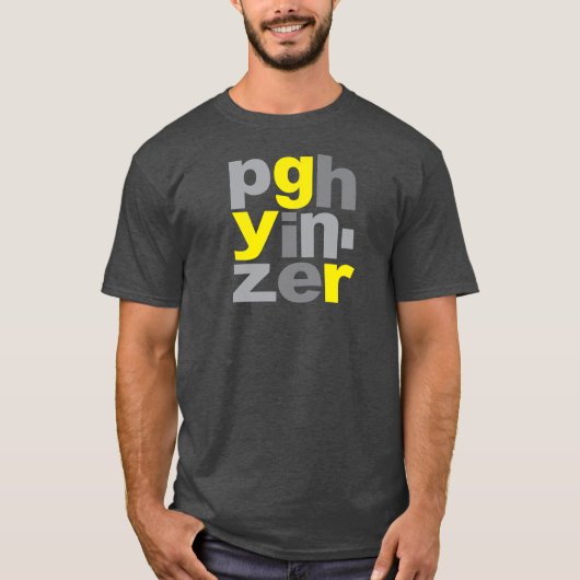 PITTSBURGH YINZER T-SHIRT (Voorkant)