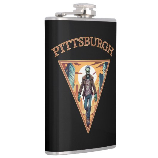 Pittsburgh Zombie Heupfles (Rechts)